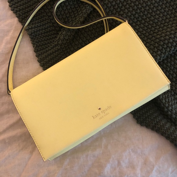 kate spade Handbags - Pale yellow Kate spade crossbody